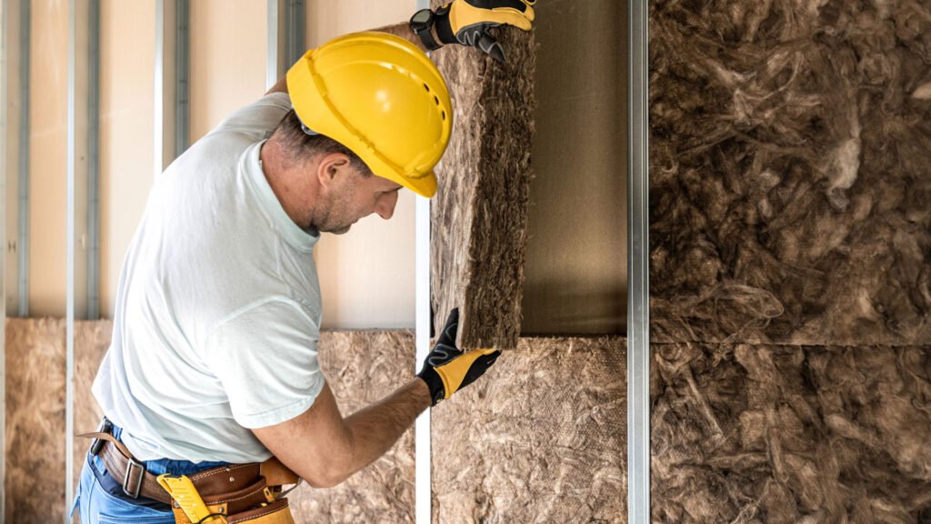 Instalación de trasdosado con aislante térmico